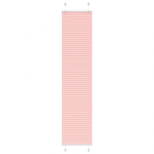 Plisségardin lyserød 45×200 cm - stofbredde 44,4 cm, polyester