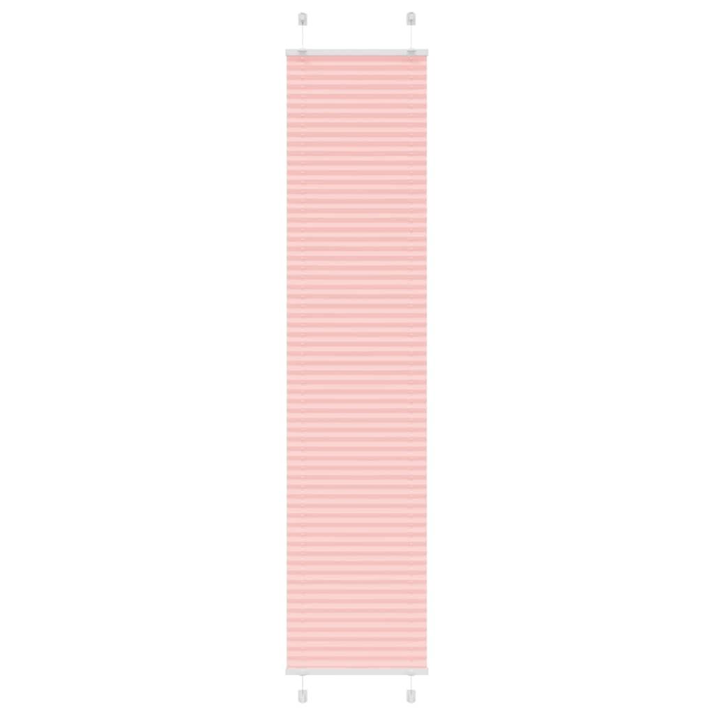 Plisségardin Lyserød 45x200 cm Stofbredde 44,4 cm Polyester