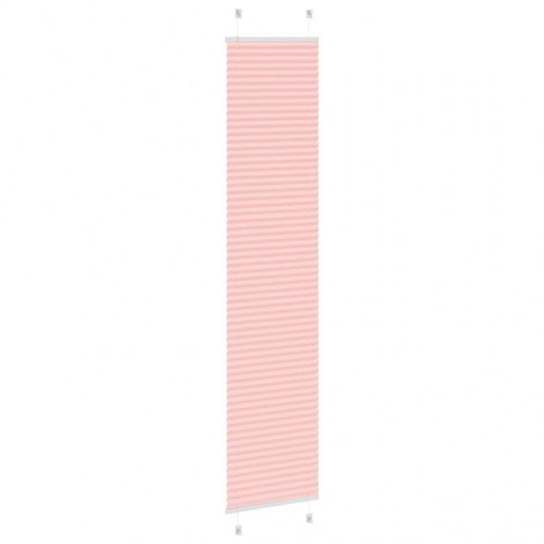 Plisségardin lyserød 45×200 cm - stofbredde 44,4 cm, polyester