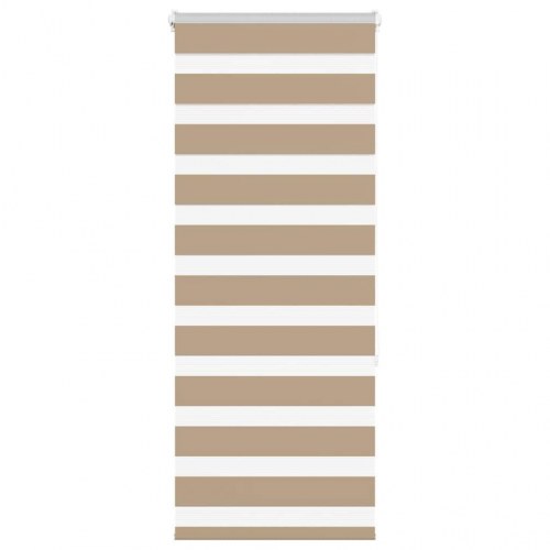 Zebragardin sandbrun 65×150 cm - stofbredde 60,9 cm, polyester
