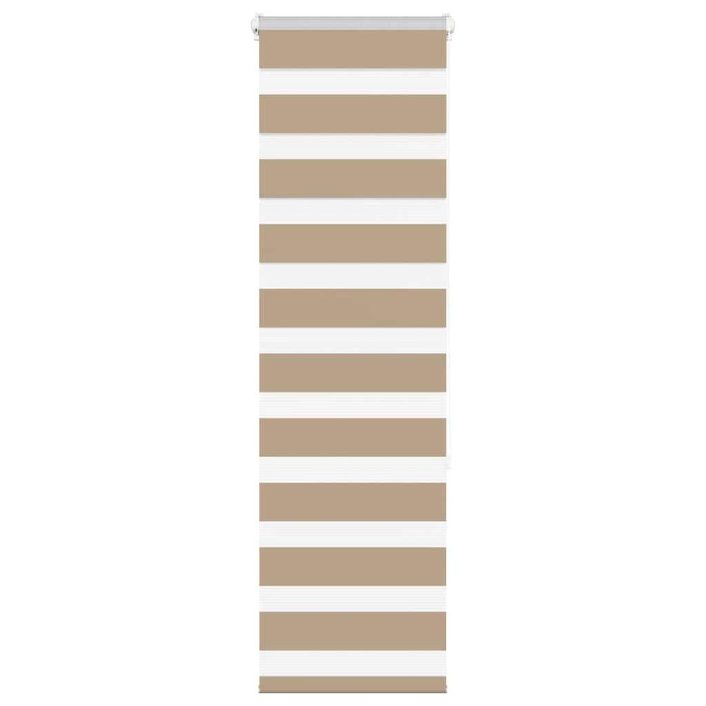 Zebragardin sandbrun 40x150 cm stofbredde 35,9 cm polyester billede