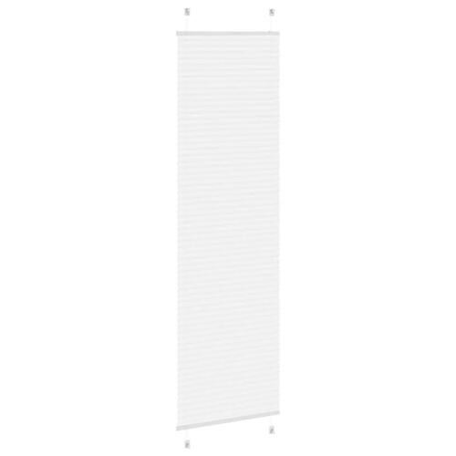 Plisségardin Hvid 65x200 cm Stofbredde 64,4 cm Polyester