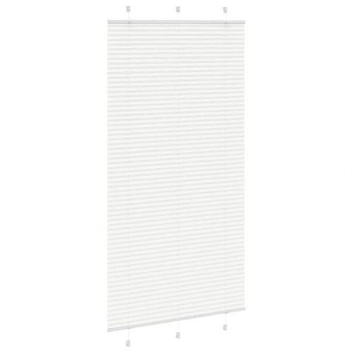 Plisségardin hvid 110×200 cm - polyester, stofbredde 109,4 cm
