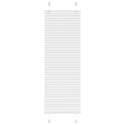 Plisségardin - hvid 40×150 cm, stofbredde 39,4 cm, polyester