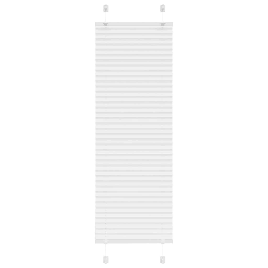 Plisségardin Hvid 40x150 cm Stofbredde 39,4 cm Polyester