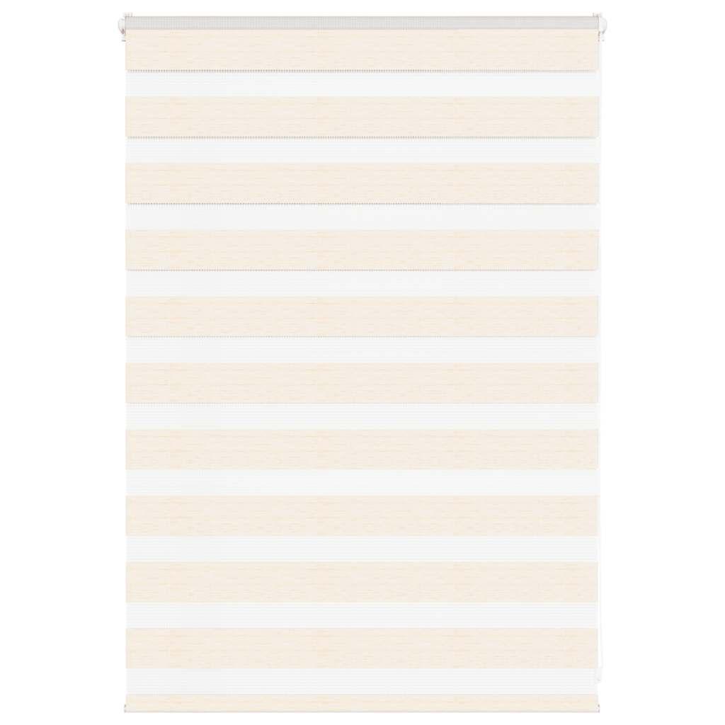 Zebragardin marmorbeige 100x100 cm stofbredde 95,9 cm polyester