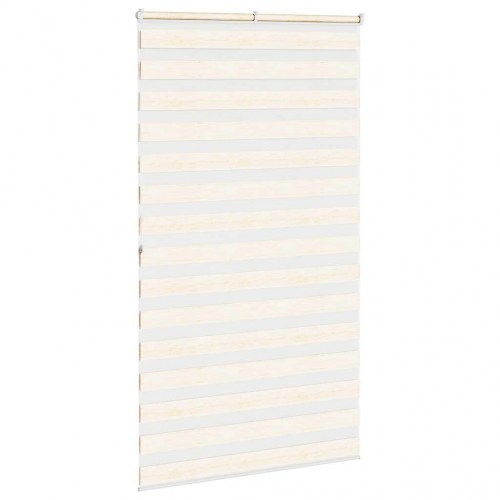 Zebragardin - marmorbeige 135×200 cm, stofbredde 130,9 cm, polyester