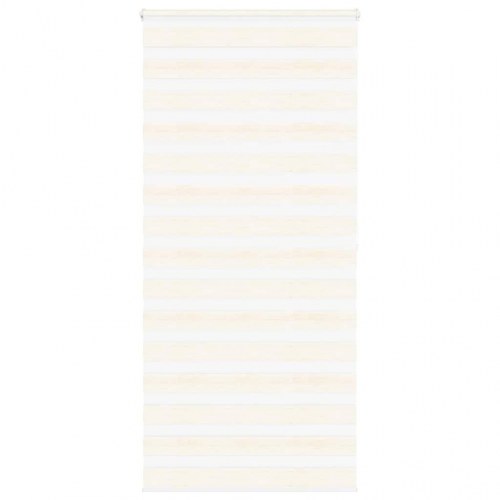 Zebragardin - marmorbeige 105×200 cm, stofbredde 100,9 cm, polyester