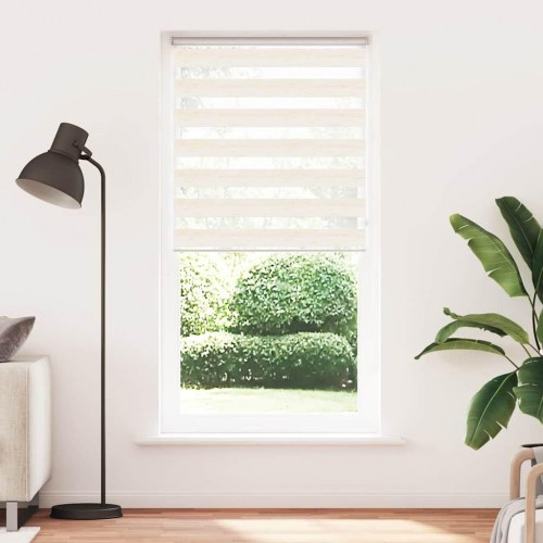 Zebragardin marmorbeige 100 x 230 cm - stofbredde 95,9 cm