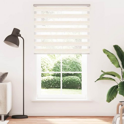 Zebragardin - marmorbeige 125×230 cm, stofbredde 120,9 cm, polyester