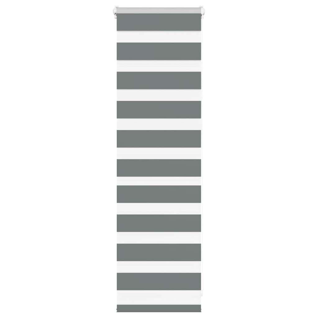 Zebragardin mørkegrå 50x100 cm stofbredde 45,9 cm polyester