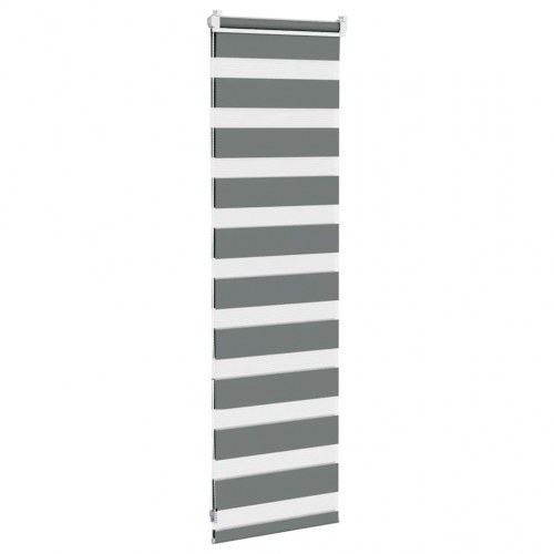 Zebragardin mørkegrå 50×100 cm - stofbredde 45,9 cm, polyester