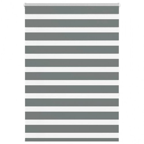 Zebragardin mørkegrå 100×150 cm - stofbredde 95,9 cm, polyester