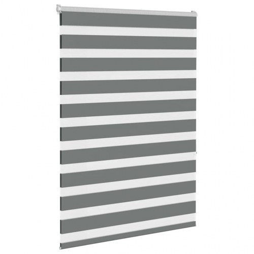 Zebragardin mørkegrå 100×150 cm - stofbredde 95,9 cm, polyester