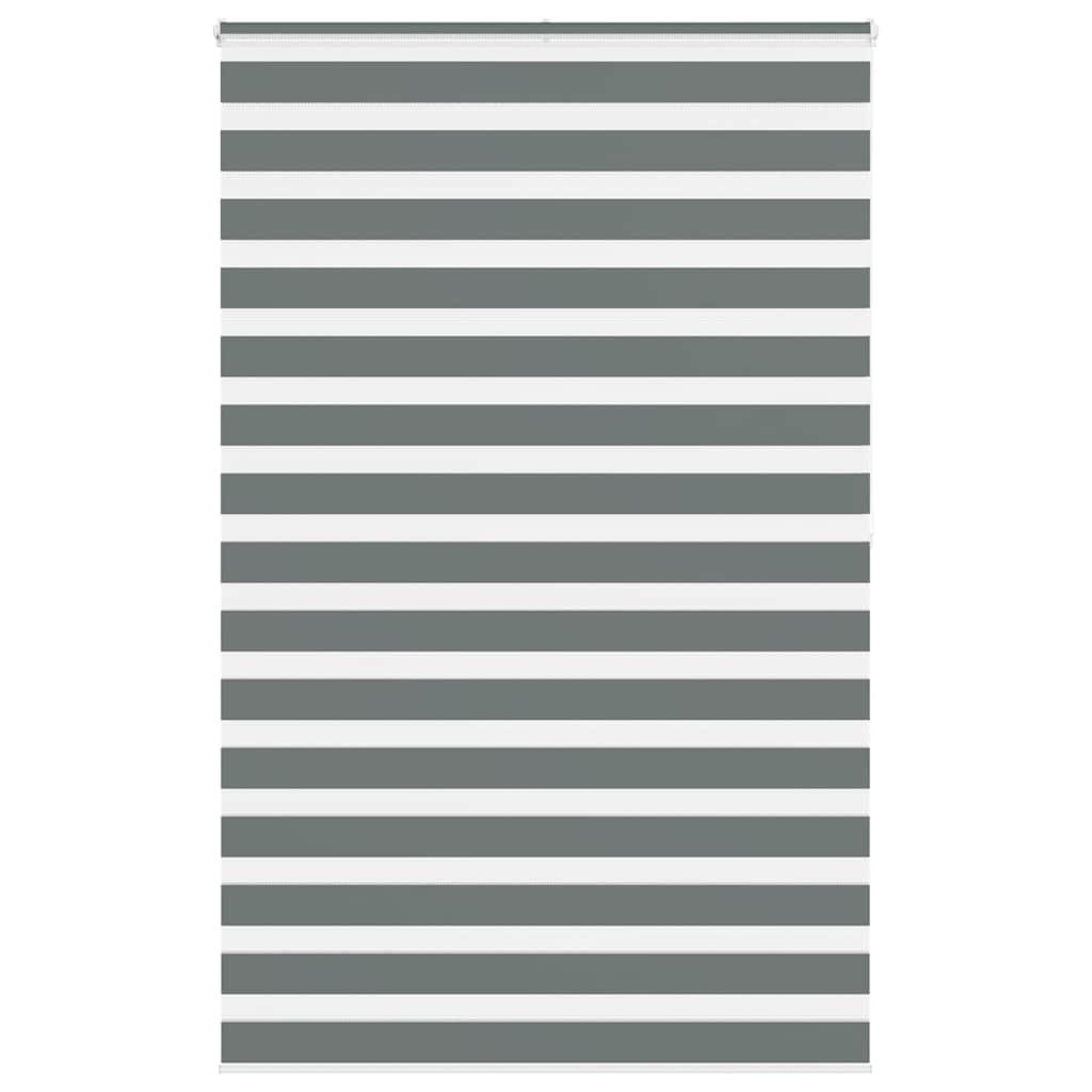 Zebragardin mørkegrå 150x200 cm stofbredde 145,9 cm polyester