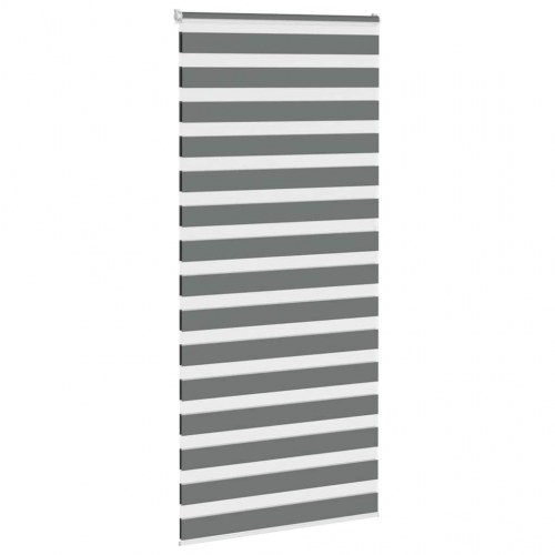 Zebragardin mørkegrå 110×200 cm - stofbredde 105,9 cm, polyester