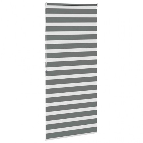 Zebragardin mørkegrå 110×200 cm - stofbredde 105,9 cm, polyester