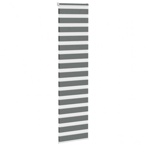 Zebragardin mørkegrå 65×200 cm - stofbredde 60,9 cm, polyester