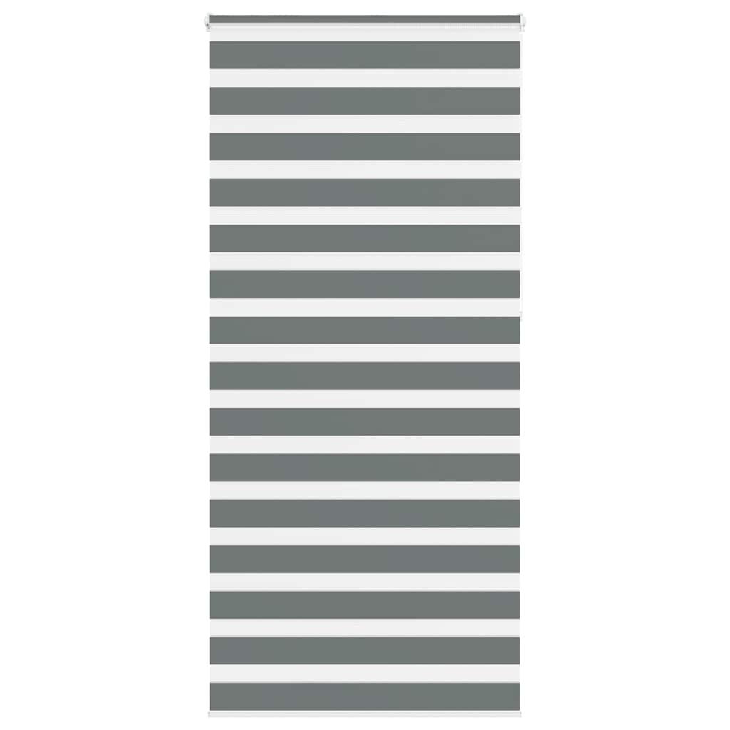 Zebragardin mørkegrå 115x230 cm stofbredde 110,9 cm polyester