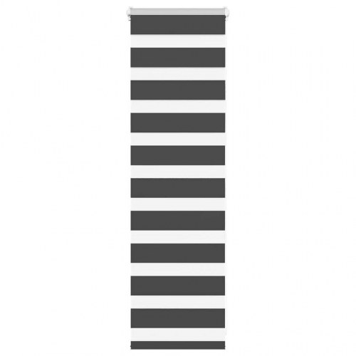 Zebragardin - sort 55×100 cm, stofbredde 50,9 cm, polyester