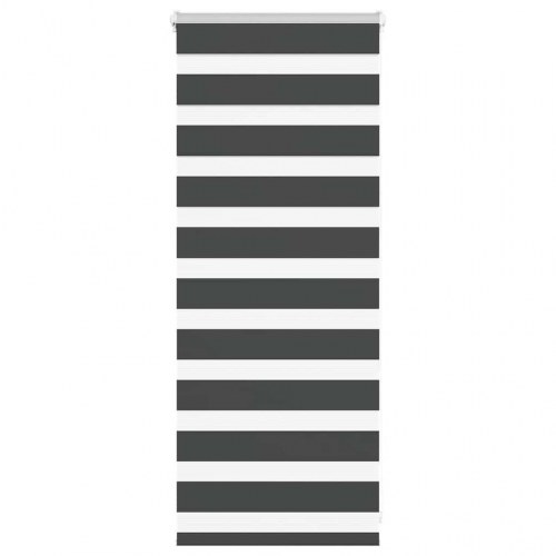 Zebragardin - sort 65×100 cm, stofbredde 60,9 cm, polyester