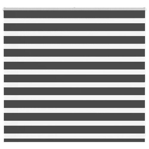 Zebragardin sort 160x100 cm stofbredde 155,9 cm polyester