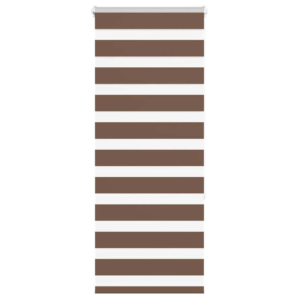 Zebragardin brun 65x150 cm stofbredde 60,9 cm polyester