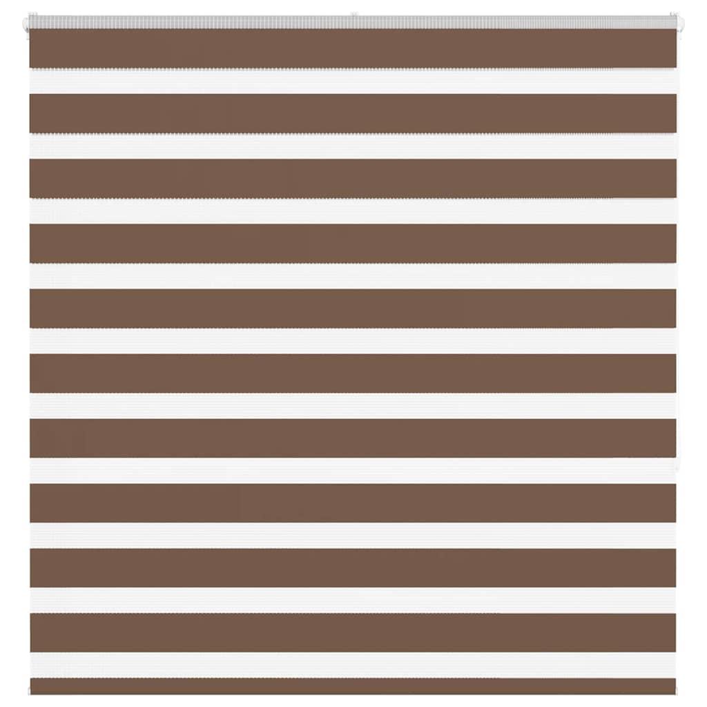 Zebragardin brun 140x150 cm stofbredde 135,9 cm polyester