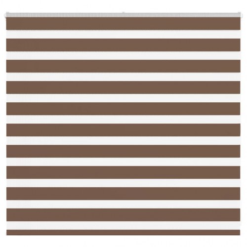 Zebragardin - brun 155×100 cm, stofbredde 150,9 cm, polyester