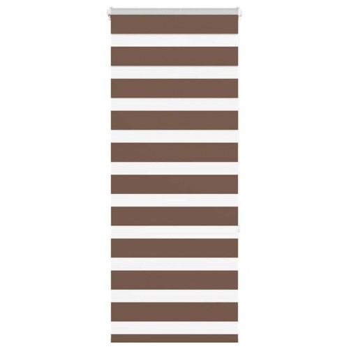 Zebragardin brun 55×150 cm - stofbredde 50,9 cm i polyester
