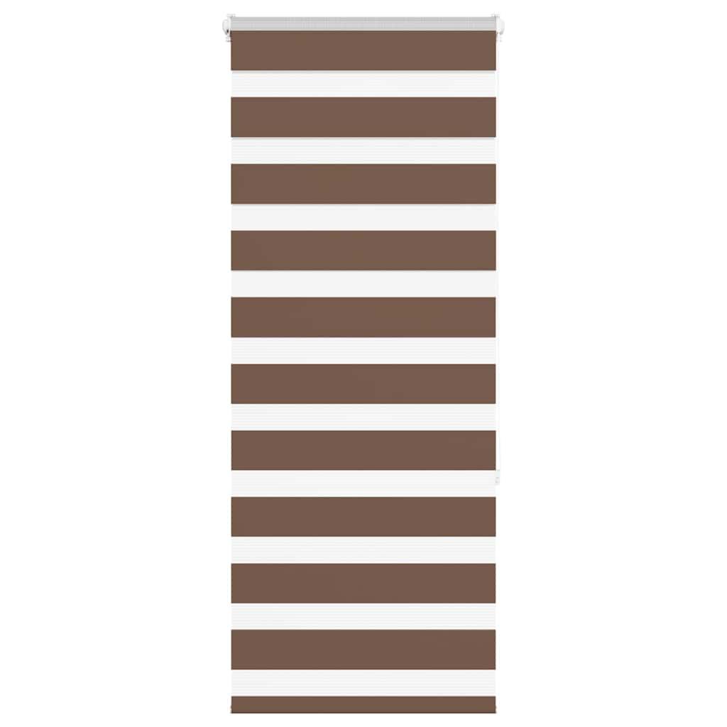 Zebragardin brun 55x150 cm stofbredde 50,9 cm polyester