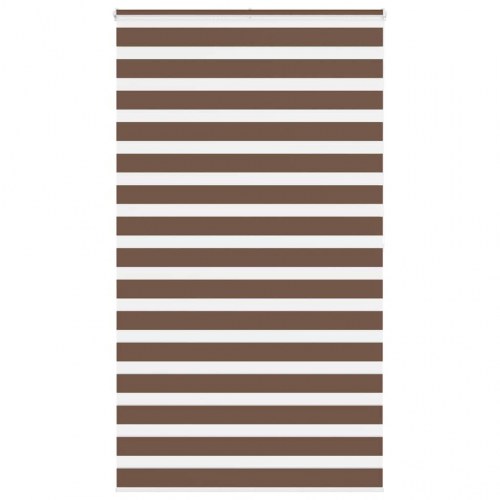 Zebragardin - brun 135×200 cm, stofbredde 130,9 cm, polyester