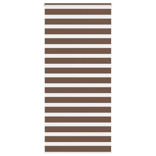Zebragardin brun 110×230 cm - stofbredde 105,9 cm, polyester