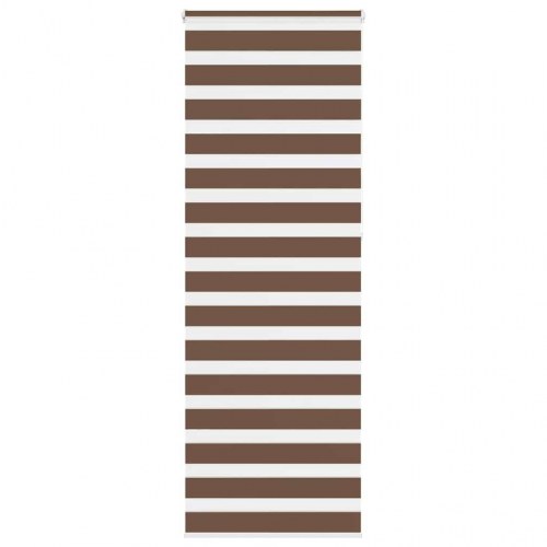 Zebragardin - brun 70×230 cm, stofbredde 65,9 cm, polyester