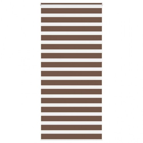 Zebragardin - brun 105×200 cm, stofbredde 100,9 cm, polyester