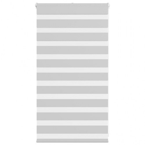 Zebragardin lysegrå 90×100 cm - stofbredde 85,9 cm, polyester
