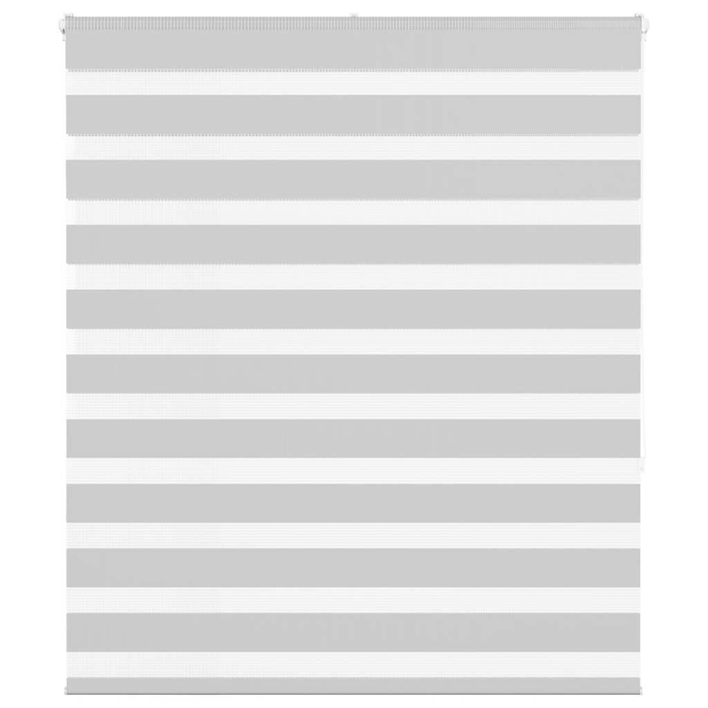 Zebragardin lysegrå 125x150 cm stofbredde 120,9 cm polyester billede