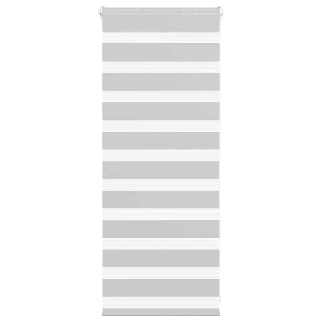 Zebragardin lysegrå 55x100 cm stofbredde 50,9 cm polyester billede