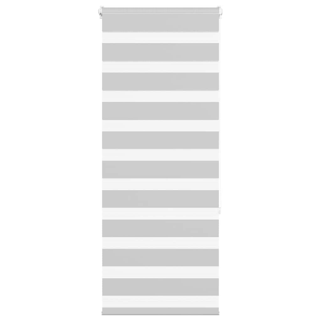 Zebragardin lysegrå 65x150 cm stofbredde 60,9 cm polyester