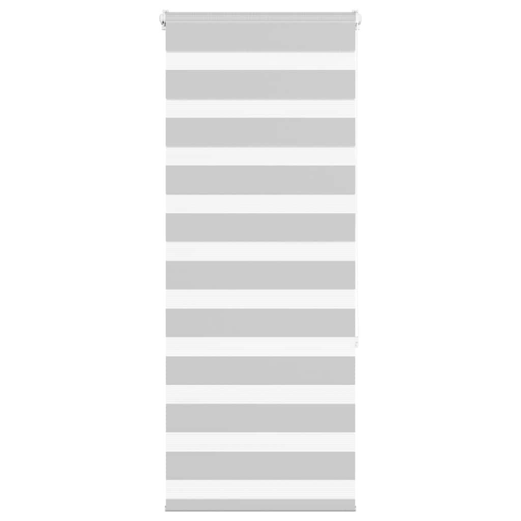 Zebragardin lysegrå 55x150 cm stofbredde 50,9 cm polyester