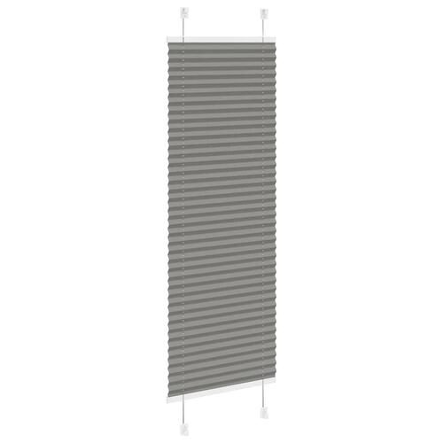 Plisségardin Antracit 45x100 cm Stofbredde 44,4 cm Polyester