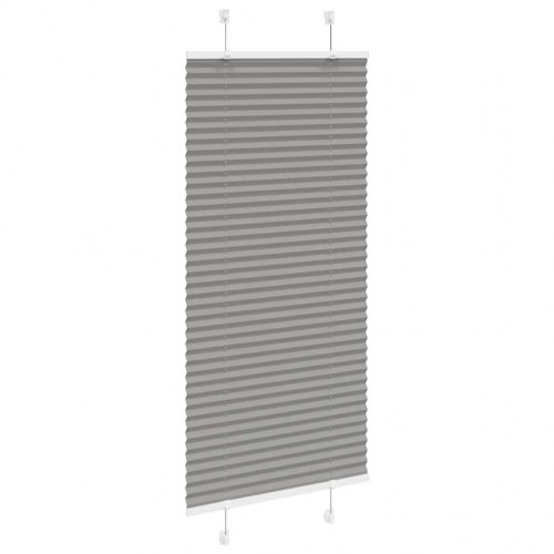 Plisségardin antracit 55×100 cm - stofbredde 54,4 cm, polyester