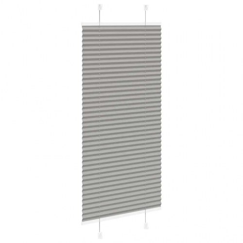 Plisségardin antracit 55×100 cm - stofbredde 54,4 cm, polyester