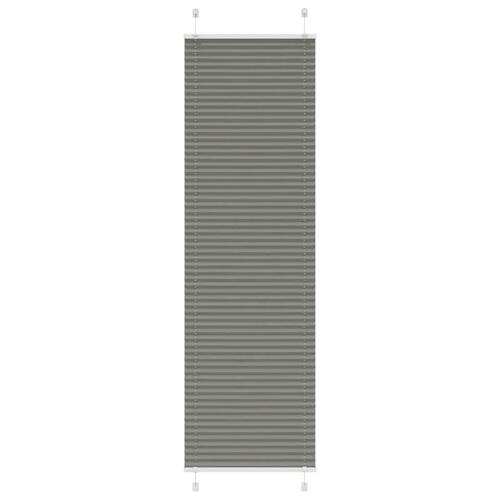 Plisségardin Antracit 65x200 cm Stofbredde 64,4 cm Polyester