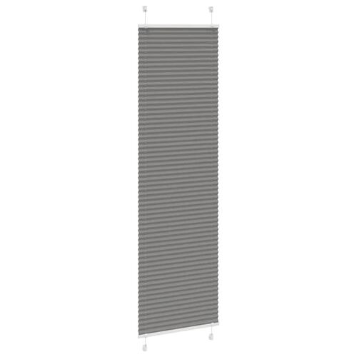 Plisségardin Antracit 65x200 cm Stofbredde 64,4 cm Polyester