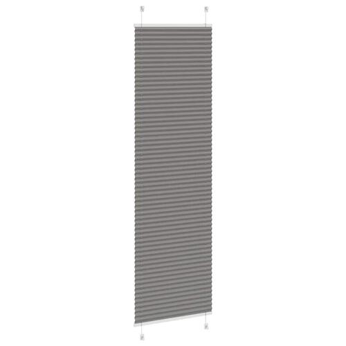 Plisségardin Antracit 65x200 cm Stofbredde 64,4 cm Polyester