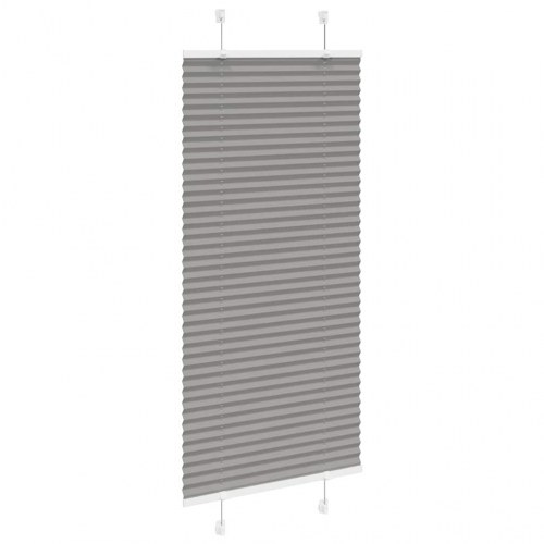 Plisségardin - antracit, 65×150 cm (stofbredde 64,4 cm), polyester