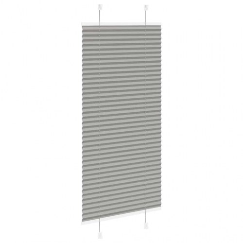 Plisségardin - antracit, 65×150 cm (stofbredde 64,4 cm), polyester