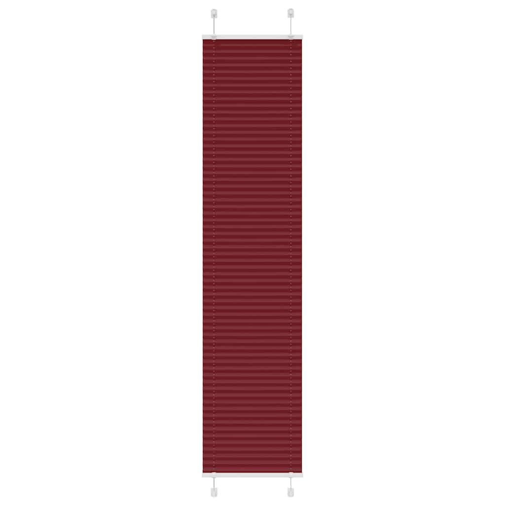 Plisségardin Bordeauxrød 40x200 cm Stofbredde 39,4 cm Polyester