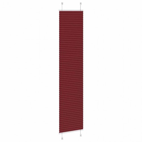 Plisségardin - bordeauxrød 40×200 cm, stofbredde 39,4 cm, polyester